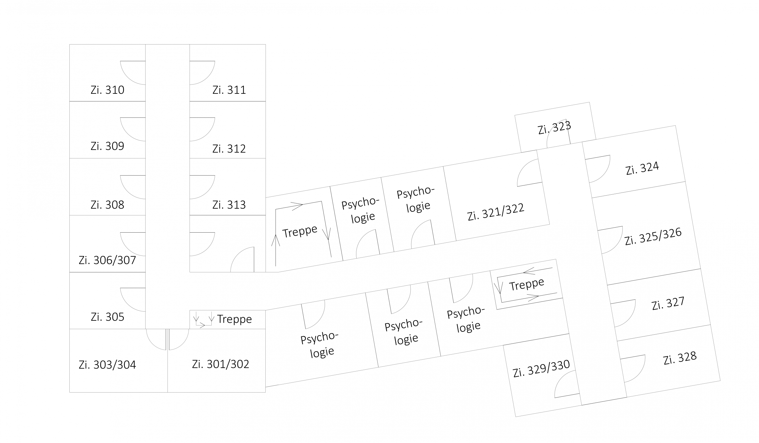 Zimmer 301-330, Psychologie